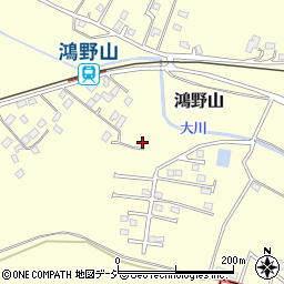 栃木県那須烏山市鴻野山186-1周辺の地図