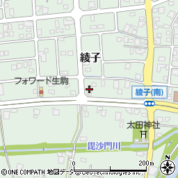 富山県小矢部市綾子4150周辺の地図