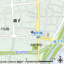 富山県小矢部市綾子4138周辺の地図