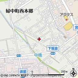 富山県富山市婦中町下坂倉周辺の地図