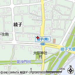 富山県小矢部市綾子4137周辺の地図