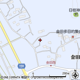 栃木県宇都宮市金田町581周辺の地図