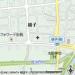富山県小矢部市綾子4146周辺の地図