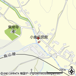栃木県那須烏山市小倉421周辺の地図
