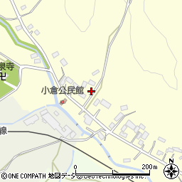 栃木県那須烏山市小倉410周辺の地図