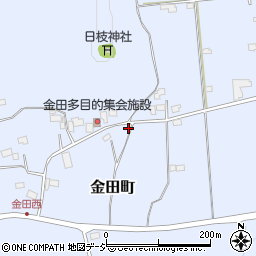 栃木県宇都宮市金田町540周辺の地図