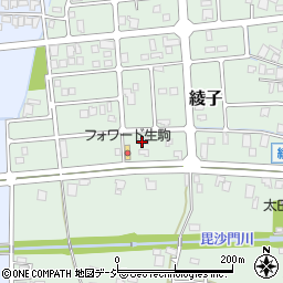 富山県小矢部市綾子3749周辺の地図