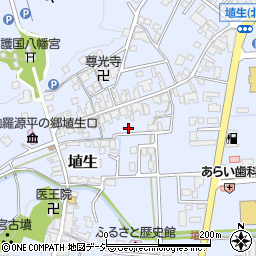 富山県小矢部市埴生327周辺の地図