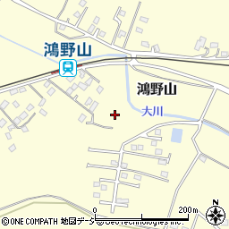 栃木県那須烏山市鴻野山186周辺の地図
