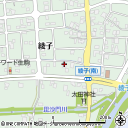 富山県小矢部市綾子4142周辺の地図