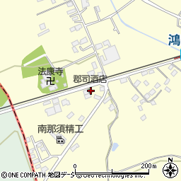 栃木県那須烏山市鴻野山223周辺の地図