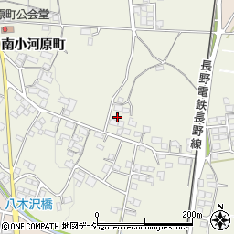 長野県須坂市南小河原町699-2周辺の地図