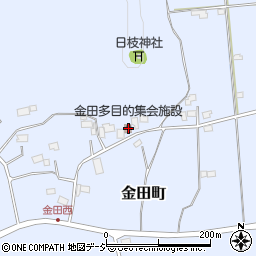 栃木県宇都宮市金田町798周辺の地図