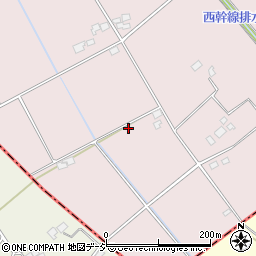 栃木県さくら市柿木澤696-1周辺の地図