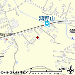栃木県那須烏山市鴻野山308周辺の地図