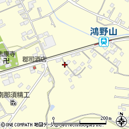 栃木県那須烏山市鴻野山317周辺の地図