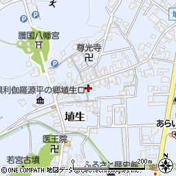 富山県小矢部市埴生1124周辺の地図