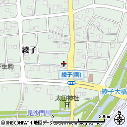 富山県小矢部市綾子4133周辺の地図