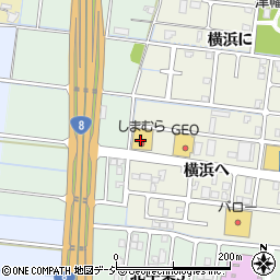 ファッションセンターしまむら津幡店周辺の地図