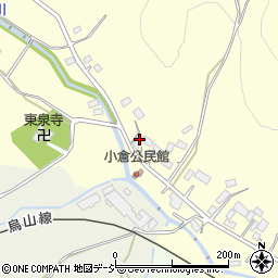 栃木県那須烏山市小倉422周辺の地図