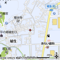 富山県小矢部市埴生336周辺の地図
