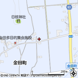 栃木県宇都宮市金田町750周辺の地図