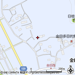 栃木県宇都宮市金田町586周辺の地図