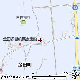 栃木県宇都宮市金田町632周辺の地図