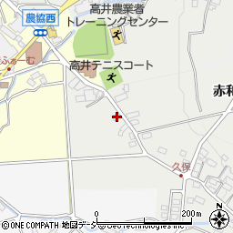 長野県上高井郡高山村高井736周辺の地図