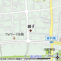 富山県小矢部市綾子4091周辺の地図