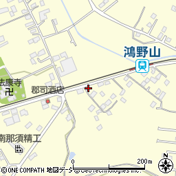 栃木県那須烏山市鴻野山296周辺の地図
