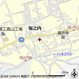 長野県上高井郡高山村高井6周辺の地図