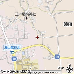 栃木県那須烏山市滝田414周辺の地図
