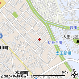 富山県富山市本郷町27-18周辺の地図