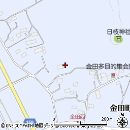 栃木県宇都宮市金田町615周辺の地図