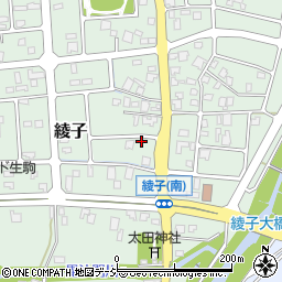 富山県小矢部市綾子4120周辺の地図