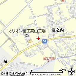 長野県上高井郡高山村高井57周辺の地図