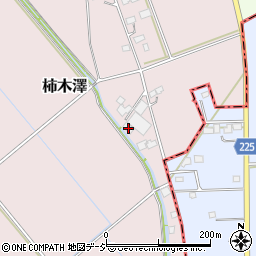栃木県さくら市柿木澤10-17周辺の地図
