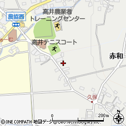 長野県上高井郡高山村高井2045-2周辺の地図