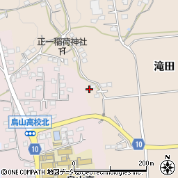 栃木県那須烏山市滝田415周辺の地図