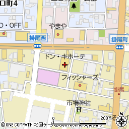 ドン・キホーテ富山店周辺の地図