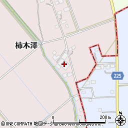 栃木県さくら市柿木澤10-6周辺の地図