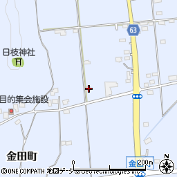 栃木県宇都宮市金田町751周辺の地図