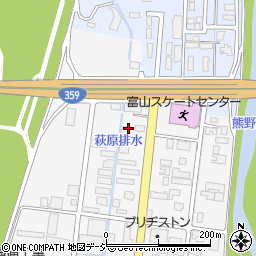 Ａ富山市・ハチの巣駆除　２４Ｘ３６５安心受付センター周辺の地図