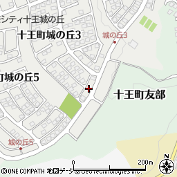 茨城県日立市十王町城の丘3丁目8周辺の地図