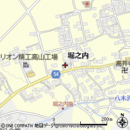 長野県上高井郡高山村高井158周辺の地図