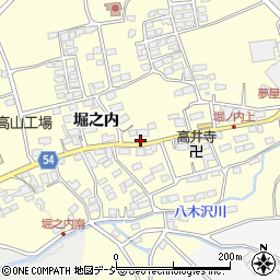 長野県上高井郡高山村高井172周辺の地図