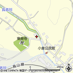 栃木県那須烏山市小倉429周辺の地図