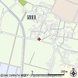 長野県須坂市沼目周辺の地図