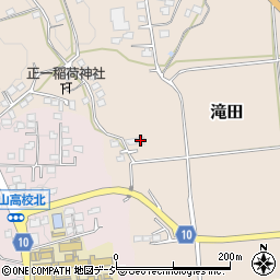 栃木県那須烏山市滝田417周辺の地図